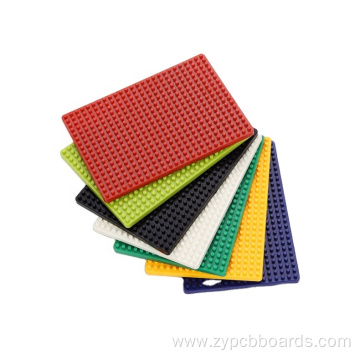 Colorful Plate Used With 25/35/45/55 Tie-point Breadboard